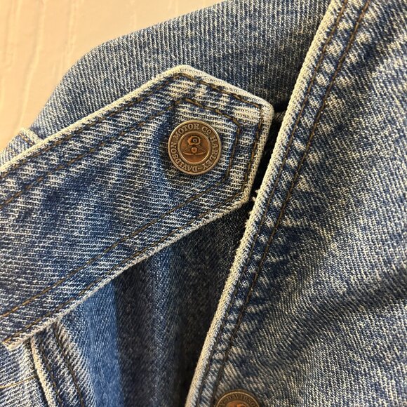 Men's Made in USA; Harley Davidson “Biker Blues” Jean Bomber Jacket- Size 2 XL - Picture 7 of 16